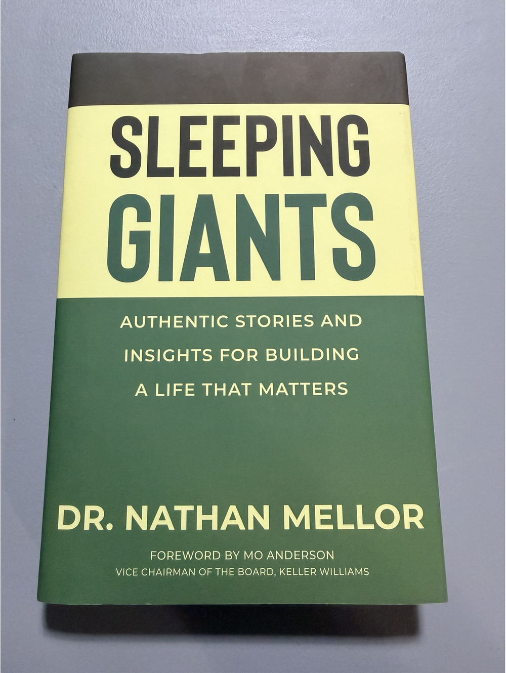 Sleeping Giants Dr Nathan Mellor Signed 1st Ed Business Leadership Hardcover DJ